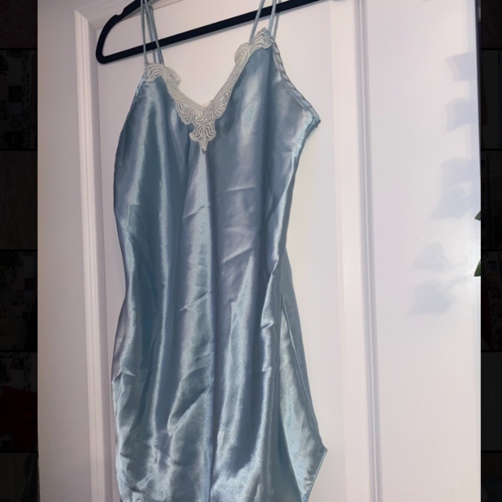 Light Blue Slip Dress